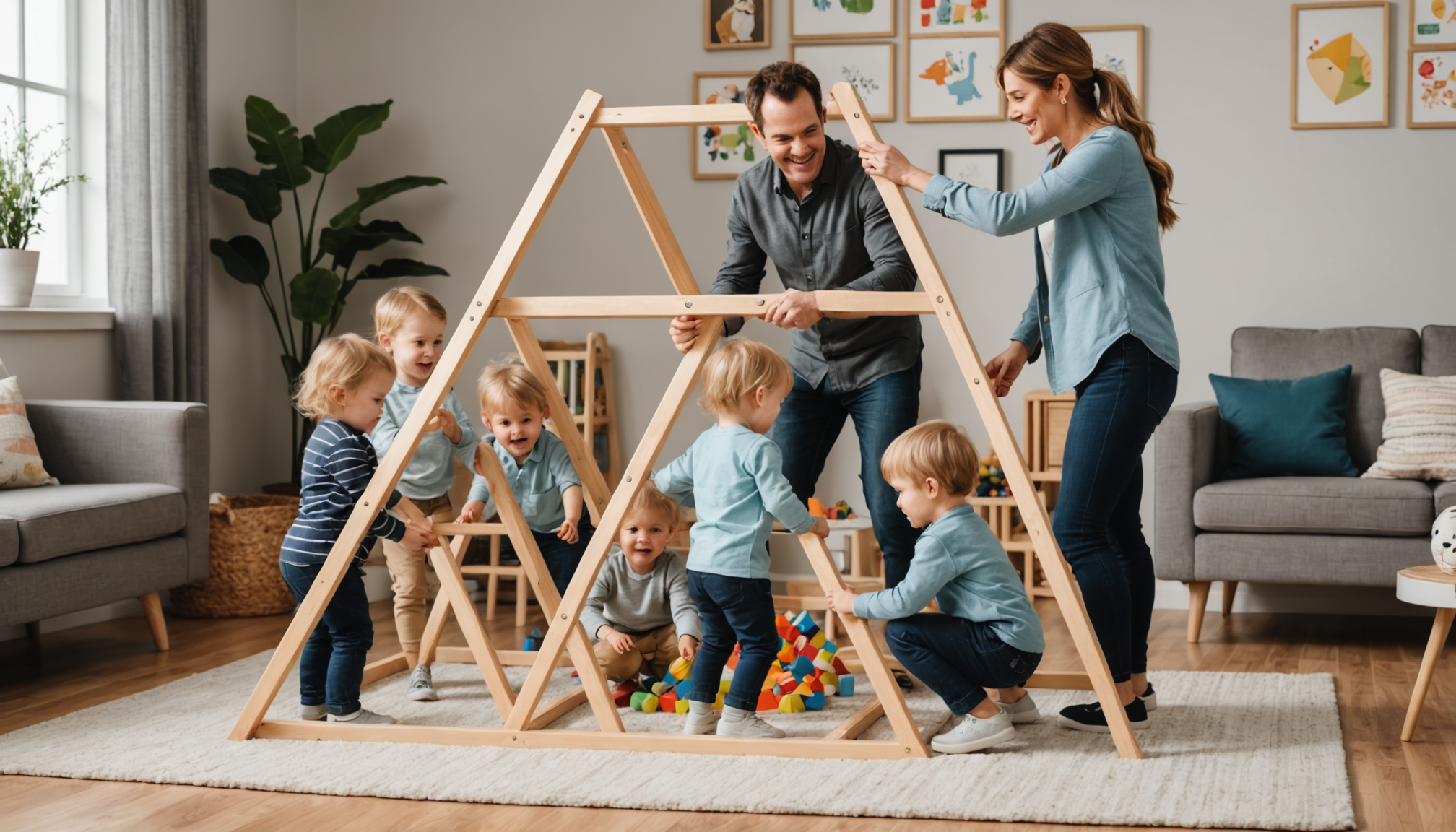 découvrez comment le triangle pikler en bois favorise l'autonomie, la motricité et la confiance des enfants en leur offrant une structure d'escalade adaptée et sécurisée, idéale pour un développement moteur optimal dès le plus jeune âge.