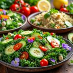 découvrez nos recettes de salades complètes et rassasiantes, parfaites pour des repas équilibrés, savoureux et faciles à préparer. idéal pour varier vos menus et manger sainement !