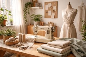 apprenez à créer un atelier couture à domicile avec une machine singer et des tissus écologiques pour concevoir une mode éthique et personnalisée, alliant créativité et responsabilité environnementale.