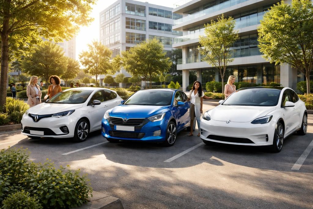 découvrez notre comparatif des voitures électriques idéales pour femmes, avec renault zoé, peugeot e-208 et tesla model y. performance, design et autonomie examinés pour vous aider à choisir la meilleure option.