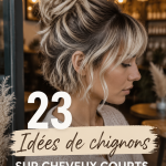 Idées de chignons courts et élégants pour 2026
