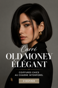 Coiffure bob élégante et raffinée sur un mannequin avec un style classique