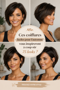 Un collage de 75 coiffures d'automne faciles à réaliser.