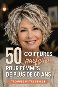 Coiffure élégante pour femmes de plus de 60 ans, mettant en valeur la beauté mature.