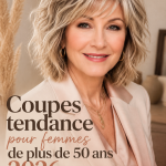 Femme de plus de 50 ans avec un bob moderne, look lumineux et rajeuni.