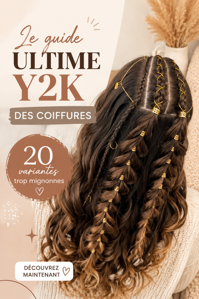 Collage de coiffures Y2K modernes