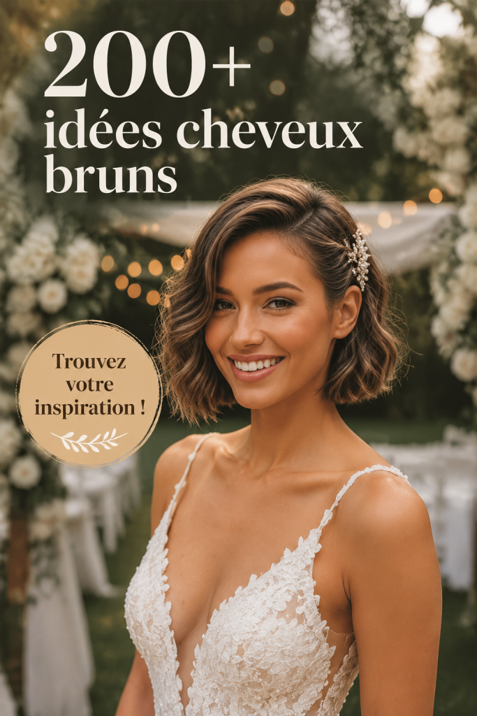 Idées de coiffures brunes tendance pour sublimer votre look.