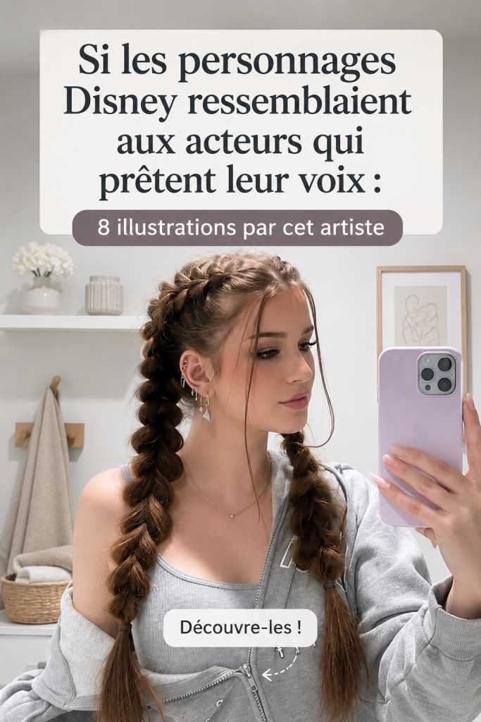 Illustration d'un personnage Disney avec son acteur de voix, mélange de créativité et d'interprétation.