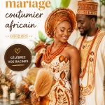 Modèles de tenues de mariage africaines traditionnelles avec des motifs colorés.
