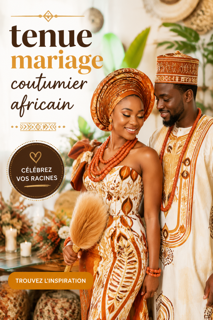 Modèles de tenues de mariage africaines traditionnelles avec des motifs colorés.