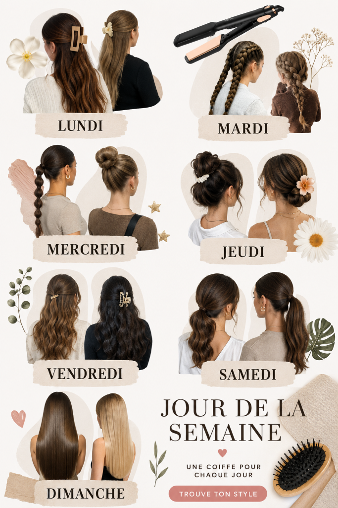 Un calendrier avec les jours de la semaine clairement marqués, illustrant l'idée de retrouver une date spécifique.