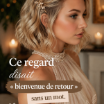 Un gros plan sur des yeux exprimant un accueil chaleureux et accueillant.