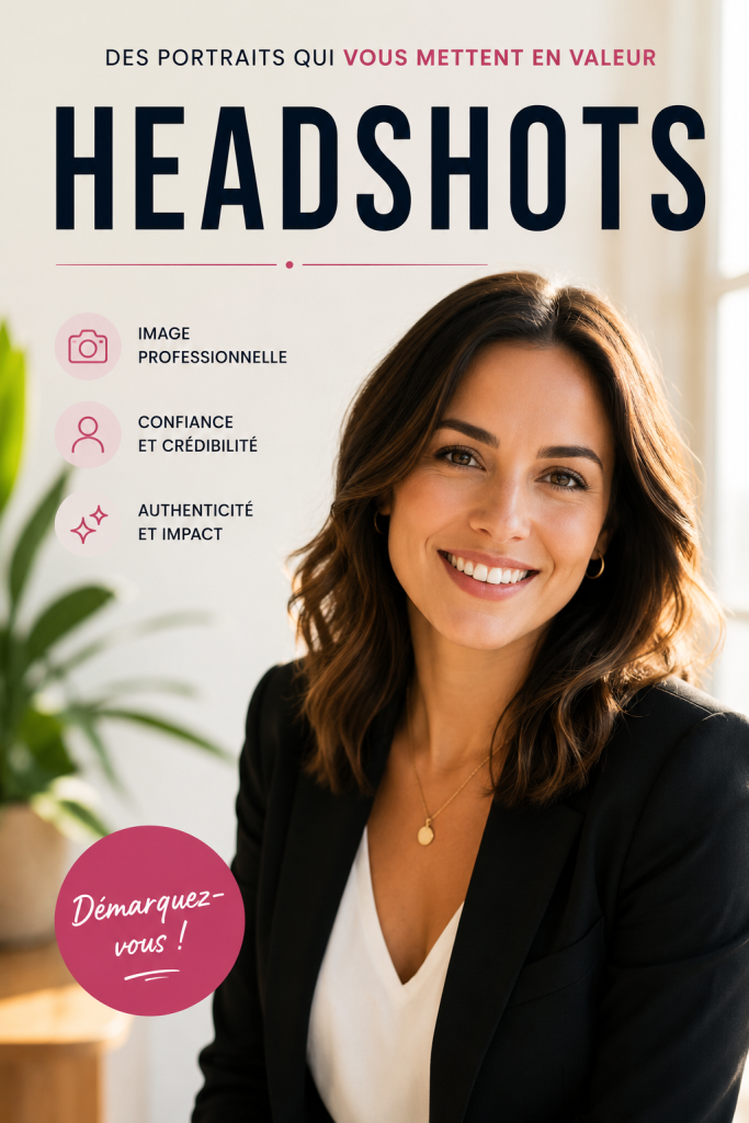 Photo de profil professionnelle avec un arrière-plan sobre