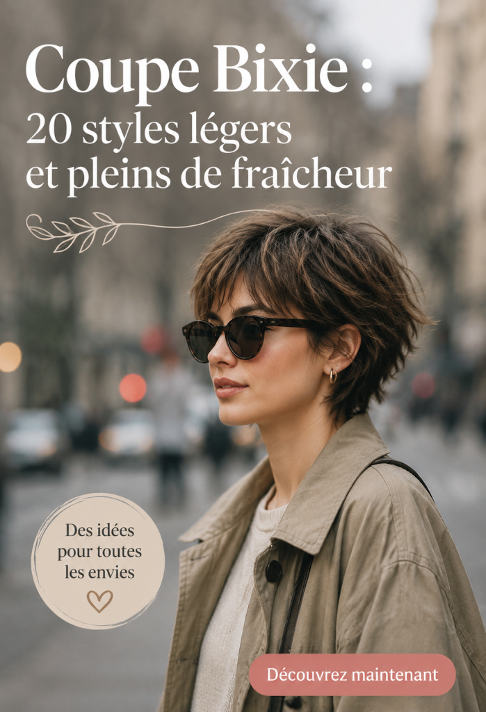 Sélection de 20 coupes Bixie Haircut légères et modernes pour inspiration