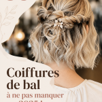 Chignon élégant pour bal, style tendance 2025