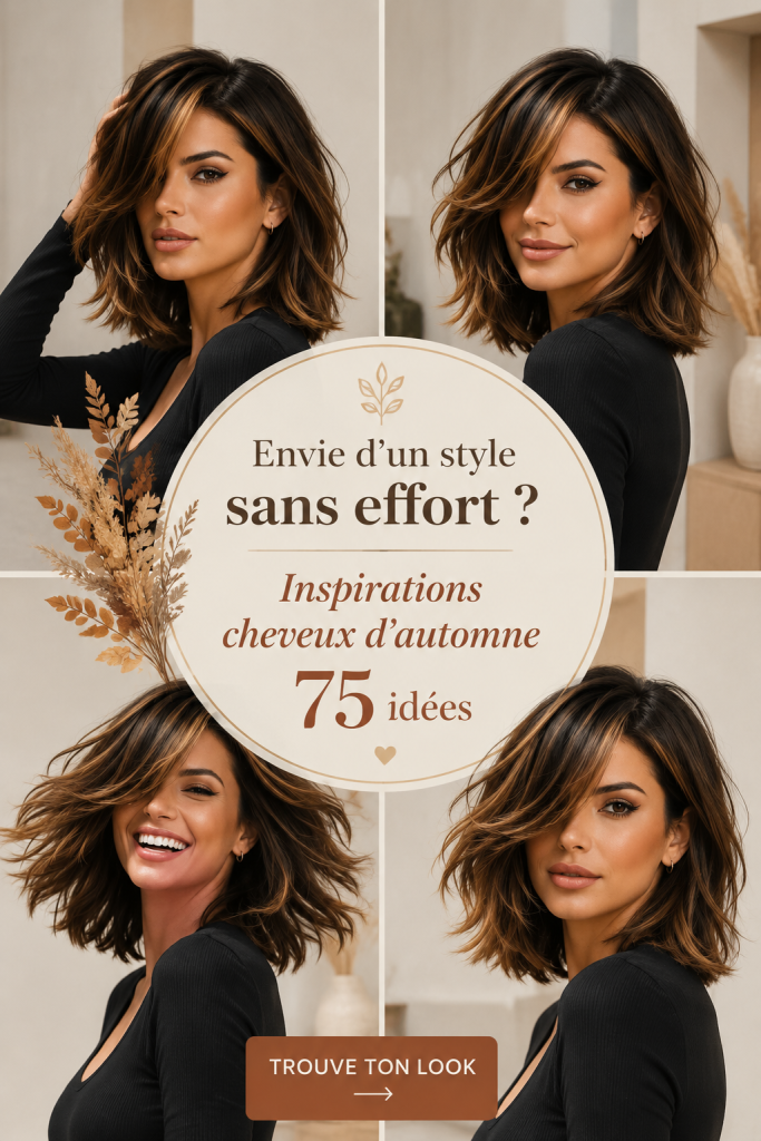 Une sélection de coiffures d'automne stylées et faciles à réaliser.