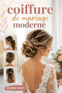 Un échantillon de coiffures de mariage modernes et élégantes, parfaites pour de belles cérémonies.