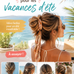 Coiffure estivale tendance mettant en avant des ondulations naturelles.