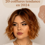 Coiffures tendance pour visage rond en 2024