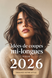 Coupes de cheveux mi-longs modernes et élégantes pour 2026.