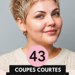 Coupes courtes tendance pour affiner les visages ronds