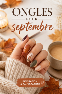 Manucure automnale : ongles en teintes chaudes pour septembre