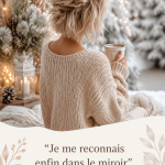 Une personne se regardant dans le miroir, explorant son reflet intérieur.