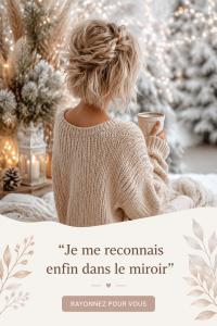 Une personne se regardant dans le miroir, explorant son reflet intérieur.