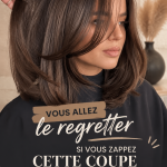 Femme avec une coupe courte fraîche et tendance, mettant en avant son style moderne.