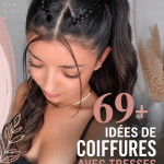 Une femme affichant une belle coiffure tressée inspirée de 2024, mettant en valeur son style.