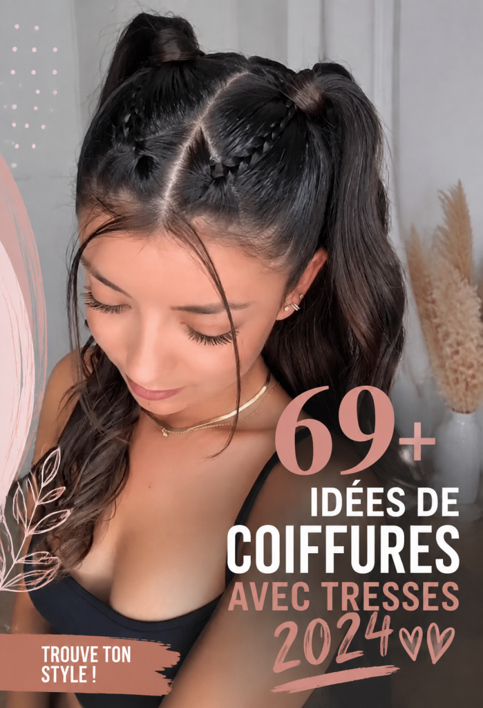 Une femme affichant une belle coiffure tressée inspirée de 2024, mettant en valeur son style.
