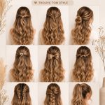 Une femme souriante avec une coiffure élégante et tendance.