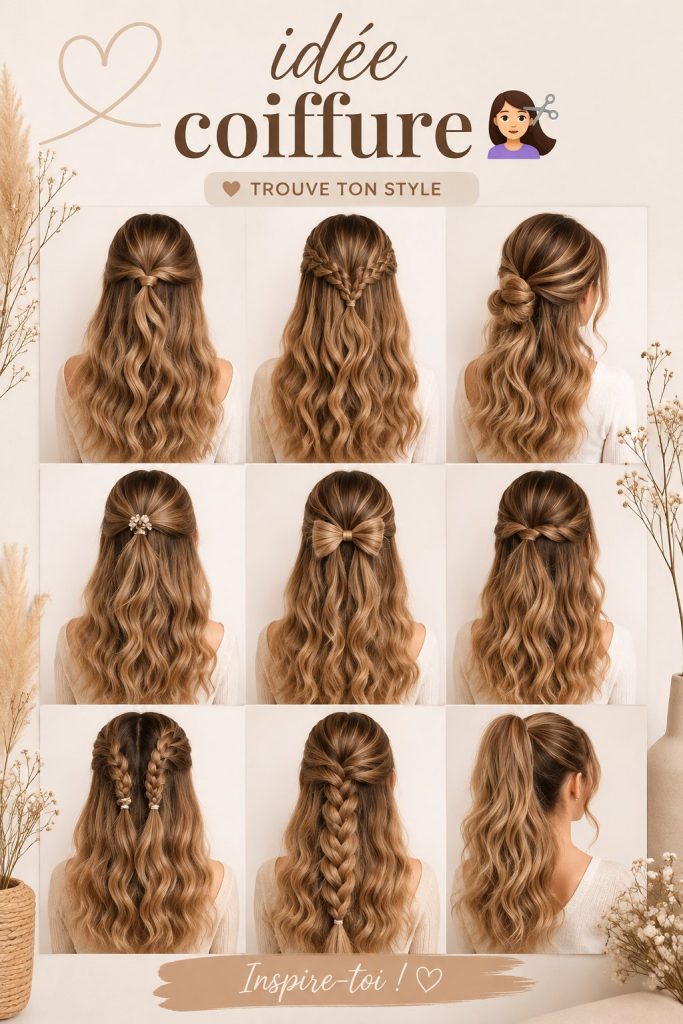 Une femme souriante avec une coiffure élégante et tendance.