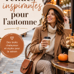 Un ensemble de tenues inspirantes pour l'automne avec des couleurs chaudes et des ingrédients stylés.