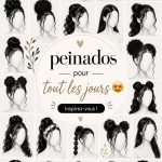 Coiffure simple et élégante pour le quotidien, idéale pour tous types de cheveux.