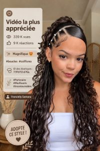 Un échantillon de coiffures tendance modernes sur un fond esthétique