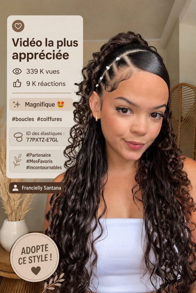 Un échantillon de coiffures tendance modernes sur un fond esthétique