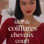 Femme avec une coiffure courte élégante et moderne.