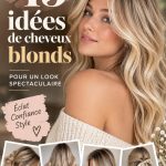 Palette de teintes blondes variées pour inspiration de coloration.