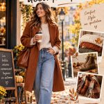 Tenues décontractées d'automne affichant des looks stylés avec écharpes et chaussures confortables