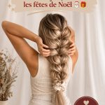 Tresse simple et élégante réalisée pour un look de fête