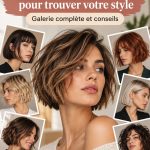 Une femme avec une coupe bob courte élégante et moderne.