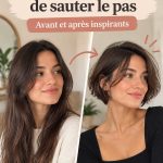 Femme avec une coupe courte stylée et moderne