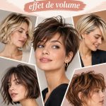 Coupes bob effilées pour cheveux fins qui ajoutent du volume.